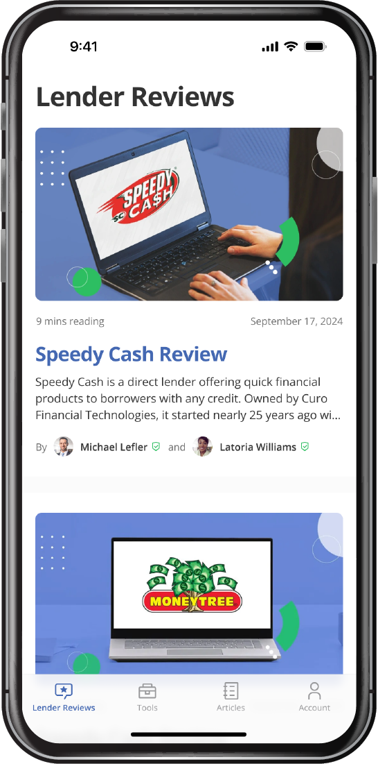 Lender Review Screenshot 1